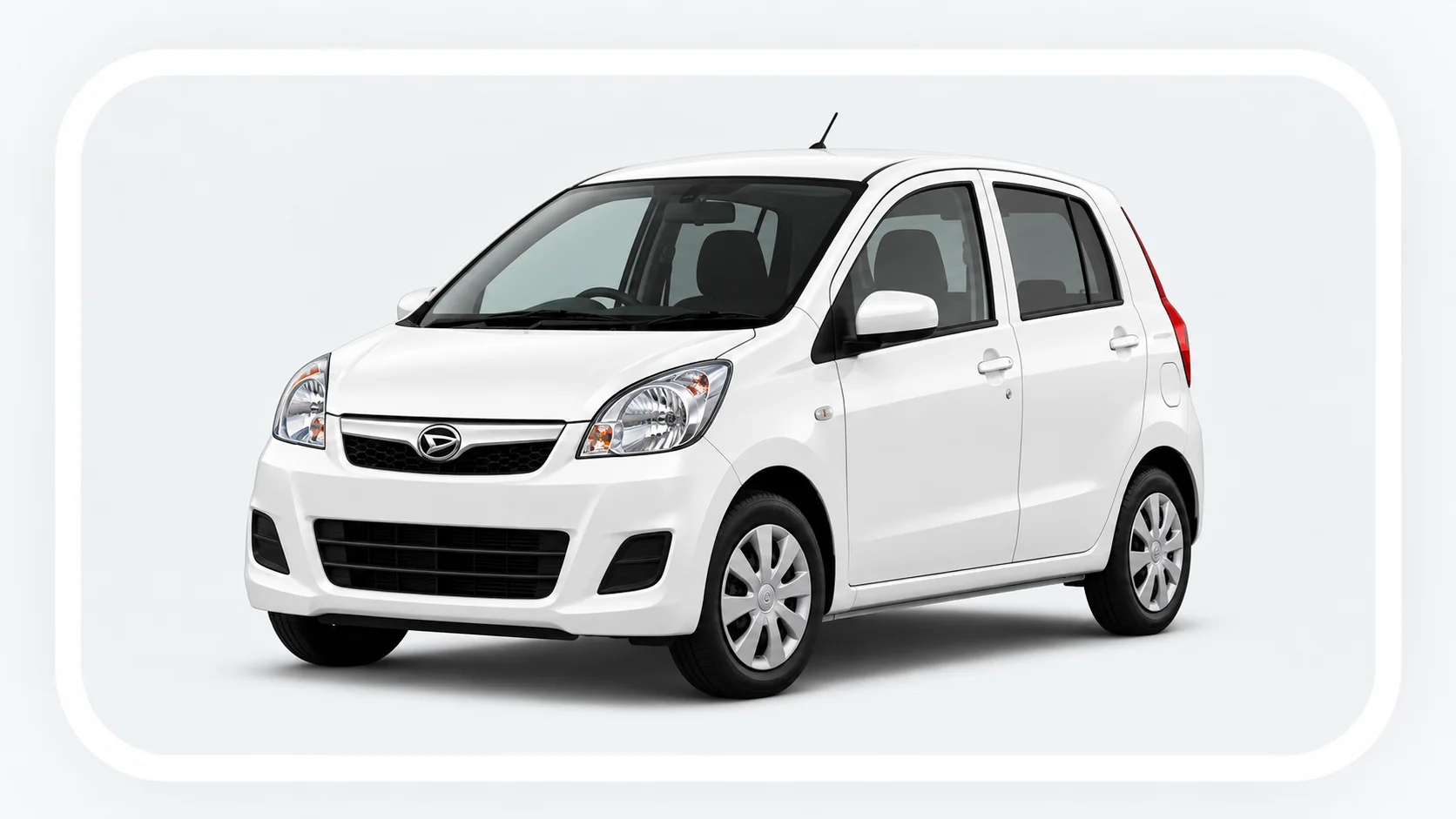 White Daihatsu Mira