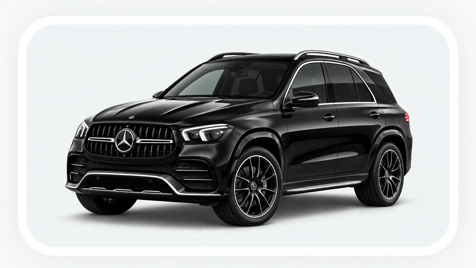 Black Mercedes-Benz GLE 350