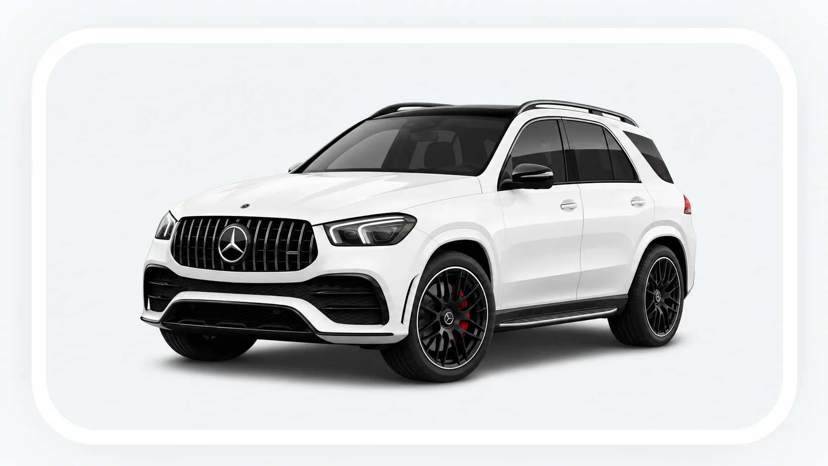 White Mercedes-Benz GLE 450